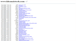 Desktop Screenshot of kleanairtech.com